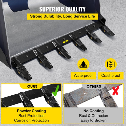 Heavy Duty Tractor Bucket Teeth Bar