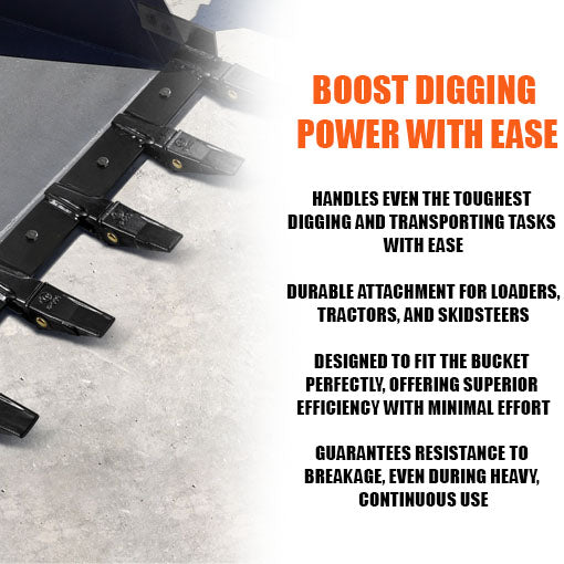Heavy Duty Tractor Bucket Teeth Bar