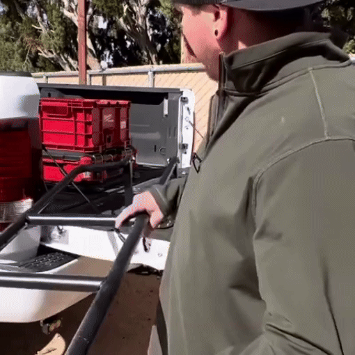 Rotatable Truck Tailgate Ladder