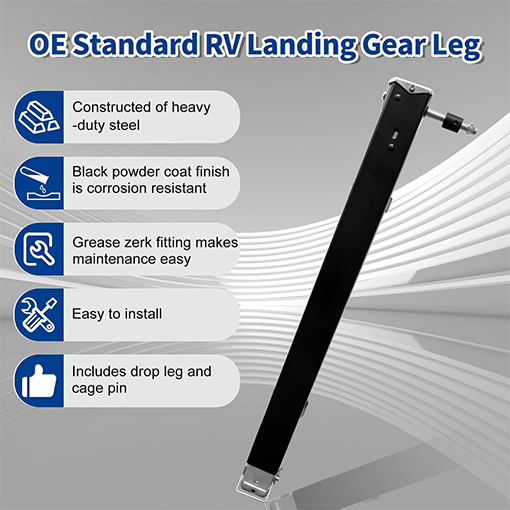 RV Lead Fifth Wheel Landing Gear Leg
