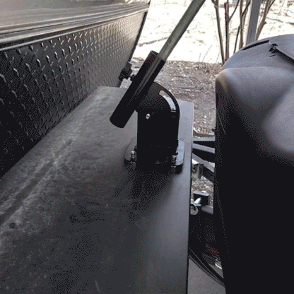 RV Magnetic Flag Pole Holder