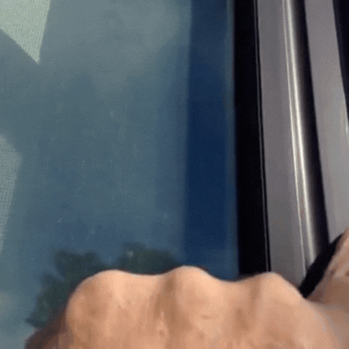RV J-Shape Rain Gutter Rubber Drip