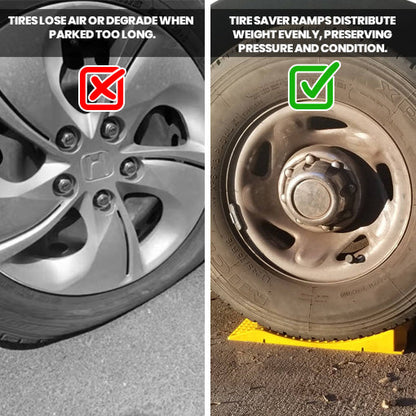 Tire Saver Ramps for Flat Spot & Flat Tire Prevention