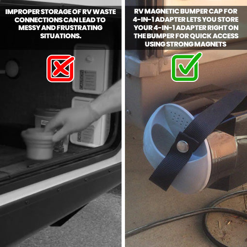 RV Magnetic Bumper Cap for 4-in-1 Adapter