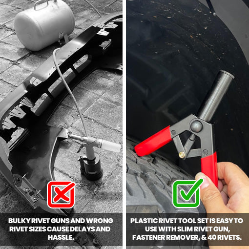 Plastic Rivet Tool Set