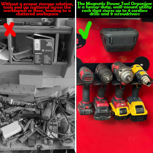 Magnetic Power Tools Organizer