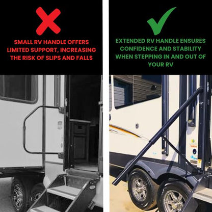 RV Telescoping Safety Handrail
