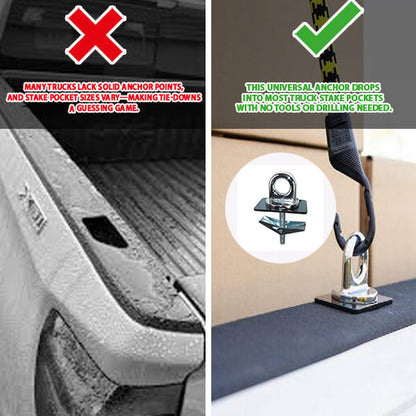 Universal Truck Bed Tie Down Anchor Points