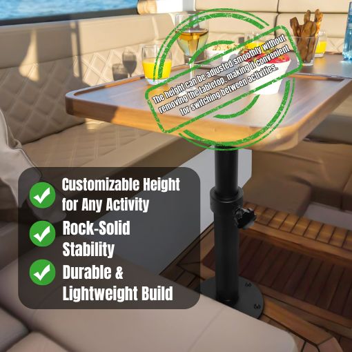 RV Adjustable Table Pedestal