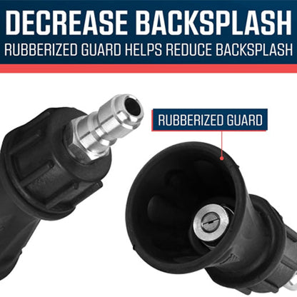 Quick-Connect Stainless Steel Rinsing Nozzle