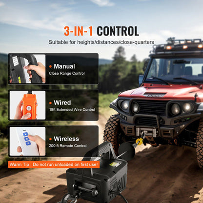 3-in-1 Portable Electric Hoist Winch