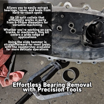 Blind Hole Collet Bearing Puller Set