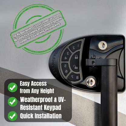 RV Door Keyless Latch Extender