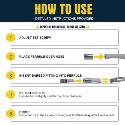 Air Hose Ferrule Crimping Tool