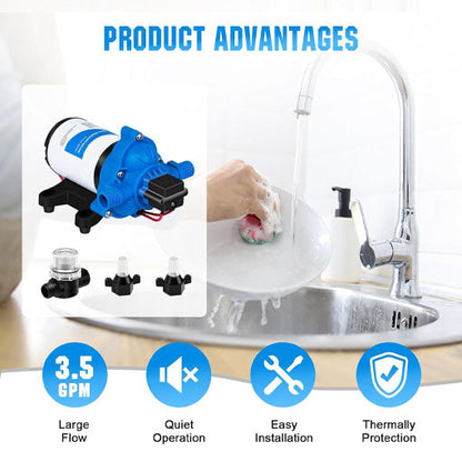RV Pre-pressurized Water Accumulator Tank