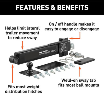 Trailer Anti-Sway Bar Control Kit
