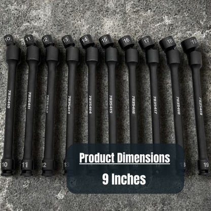 6 Point Pinless Universal Impact Extension Socket Set