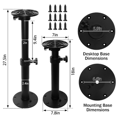 RV Adjustable Table Pedestal