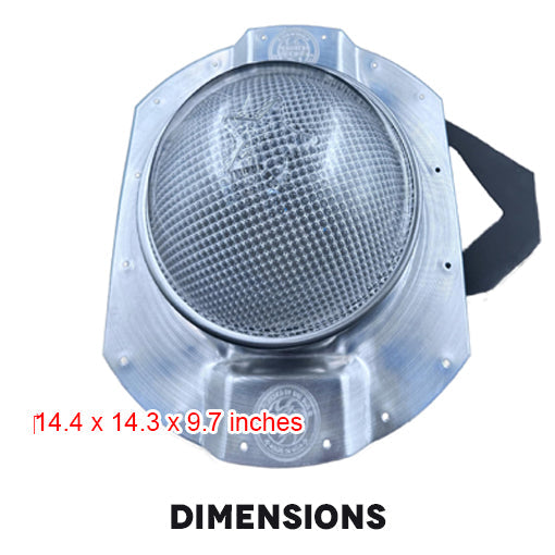 Tubular Skylight for 3.5" Ribbed Conex Shipping Containers