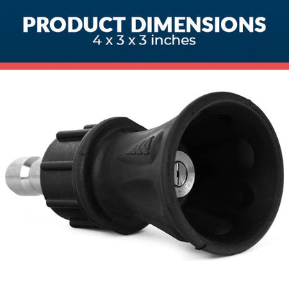 Quick-Connect Stainless Steel Rinsing Nozzle