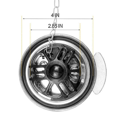 Non-Locking Aluminum Lever Style Diesel Fuel Cap for Peterbilt