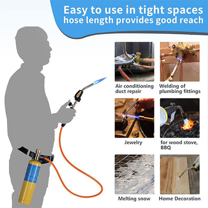 Soldering Welding Torch (Fuel by MAPP, Map/Pro,Propane)