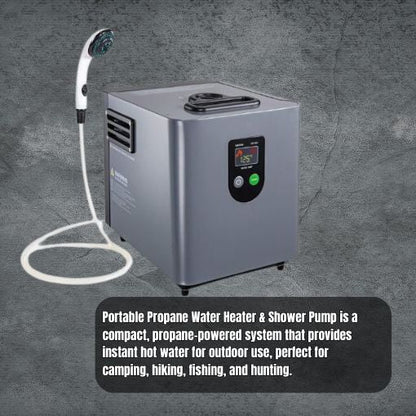Portable Propane Water Heater & Shower Pump