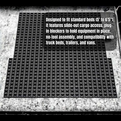 Truck Bed Organizer Storage System Slide Out Mat