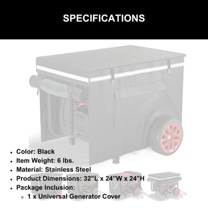Universal Generator Cover While Running