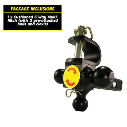 6-Way Multi-Hitch Ball Mount