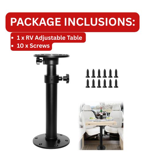 RV Adjustable Table Pedestal