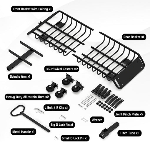 3-in-1 Hitch Cargo Carrier