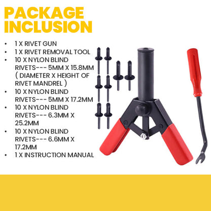 Plastic Rivet Tool Set