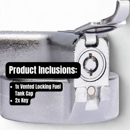 Vented Locking Fuel Tank Cap