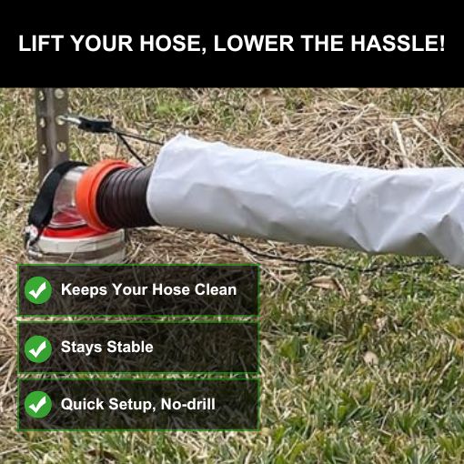 RV Sewer Hose Support System
