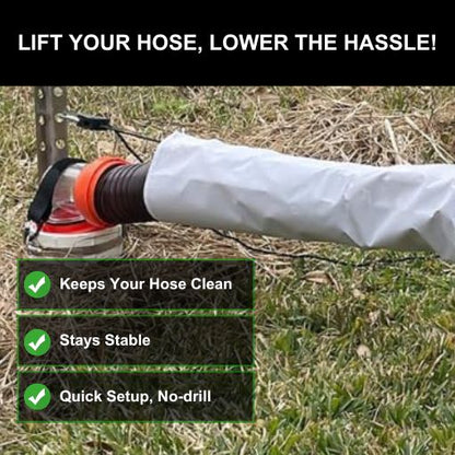 RV Sewer Hose Support System