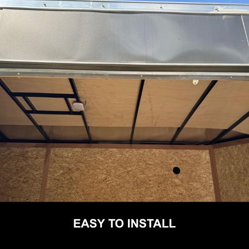 RV J-Shape Rain Gutter Rubber Drip