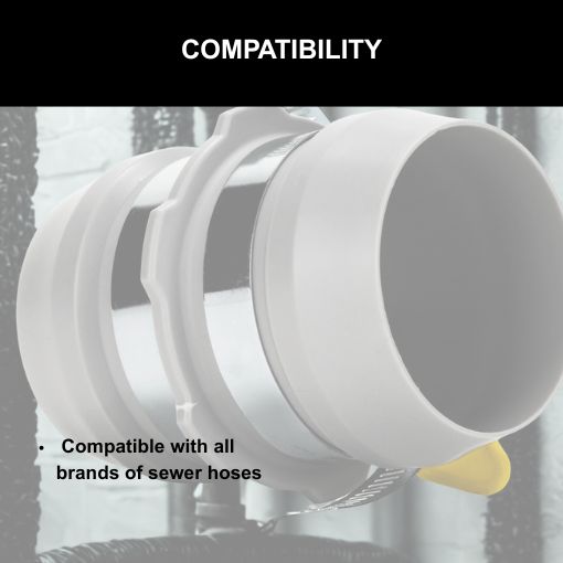 RV Universal Internal Sewer Hose Coupler