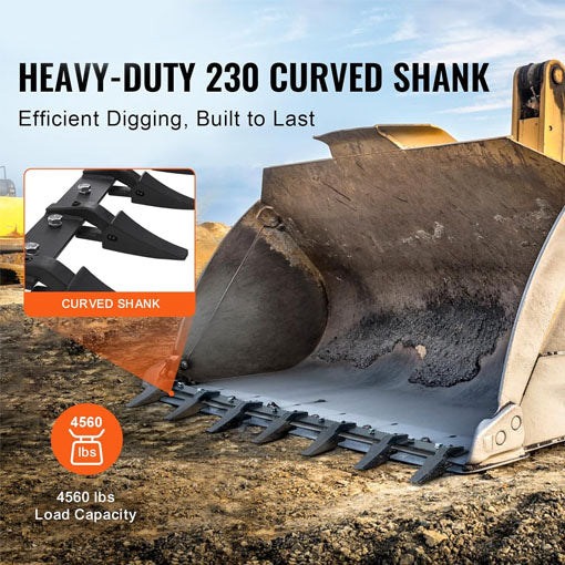 Heavy Duty Tractor Bucket Teeth Bar