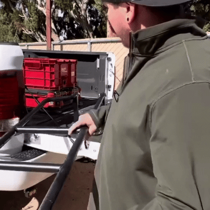 Rotatable Truck Tailgate Ladder