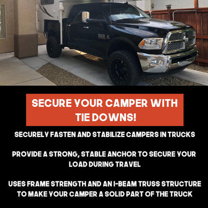 Truck Camper Tie-Down Kit